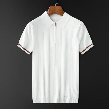 Lapel Short-sleeved Polo Shirt All Match T-shirt Top
